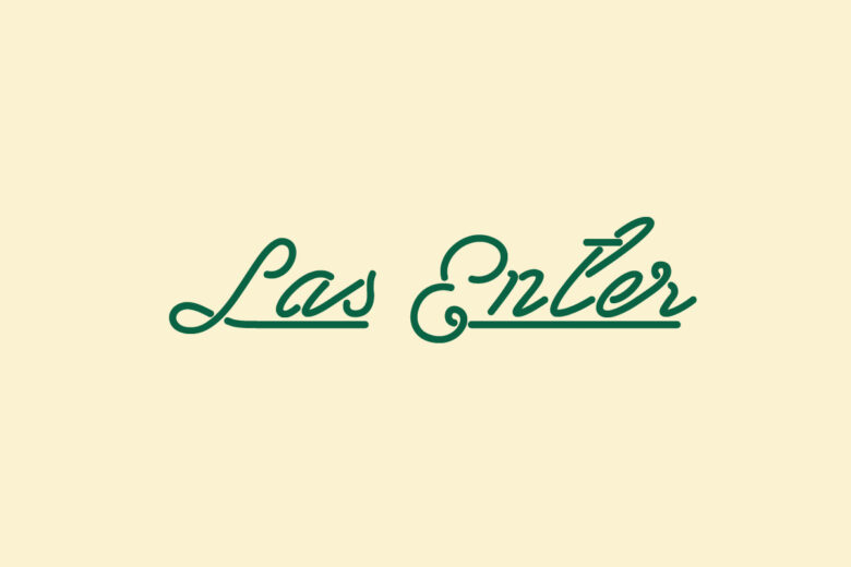 Las Enter font