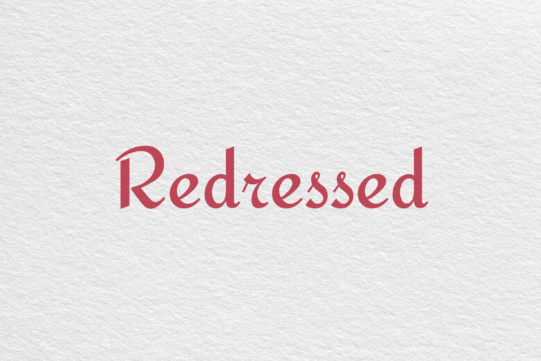 redressed font