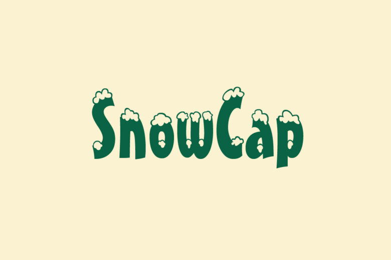 Snowcap font