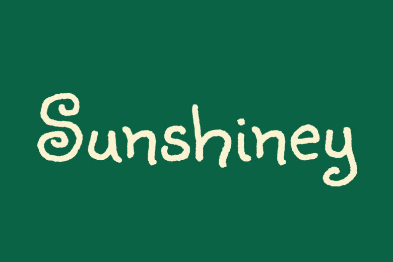 sunshiney font
