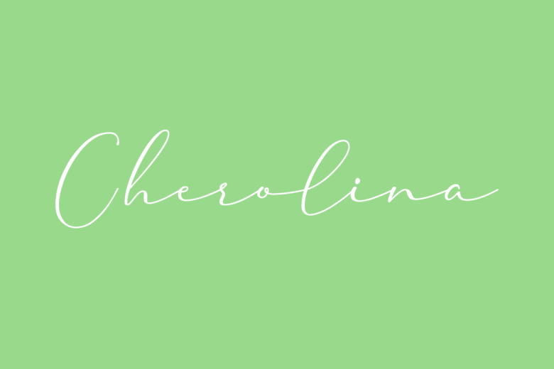 Cherolina Cursive Calligraphy Font