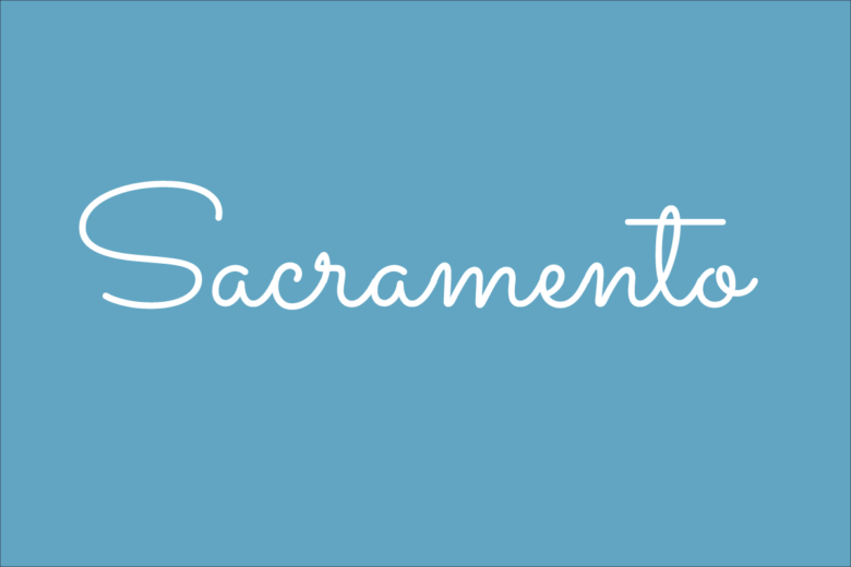 Sacramento Cursive Calligraphy Font
