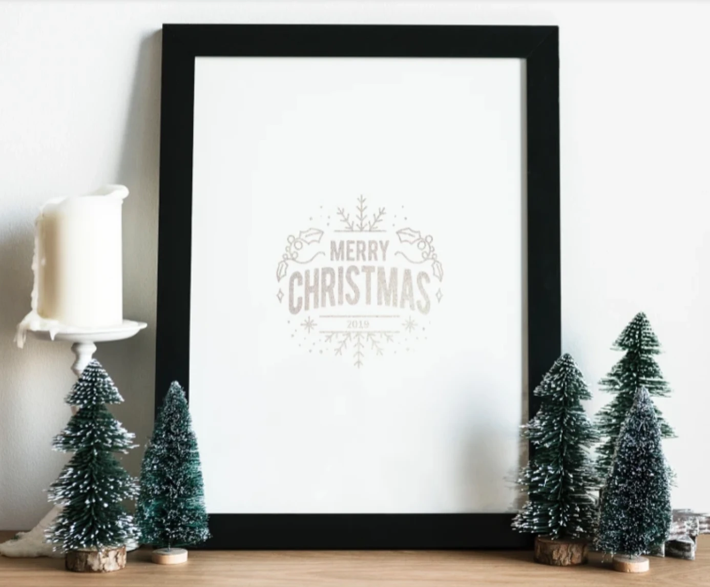 Merry Christmas frame