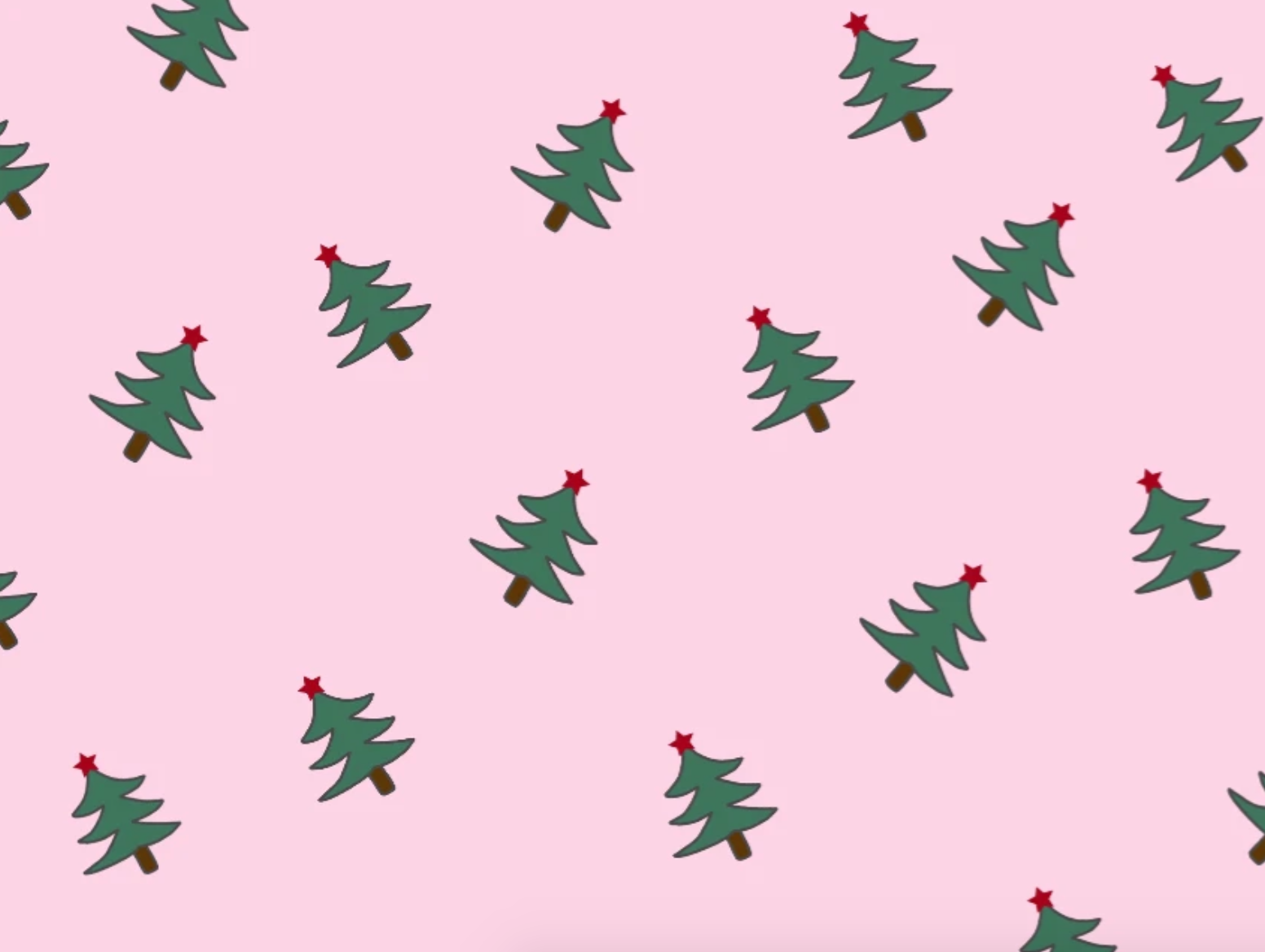 Pink Christmas tree background