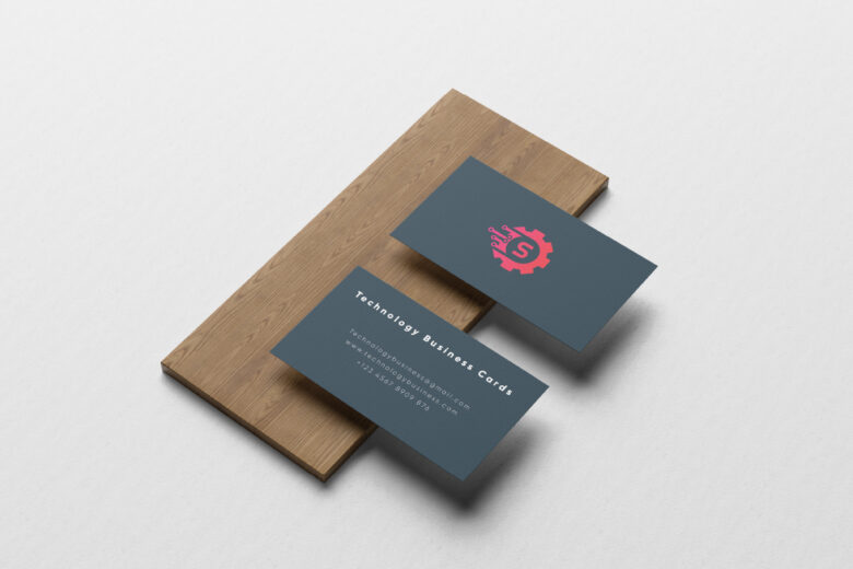 Free Fancy Art Card Embossed Logo Mockup PSD - Good Mockups