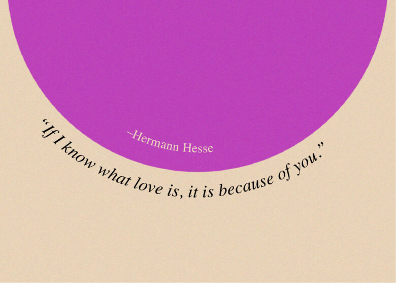 Printable Valentine's day card hermann hesse Quote valentine's