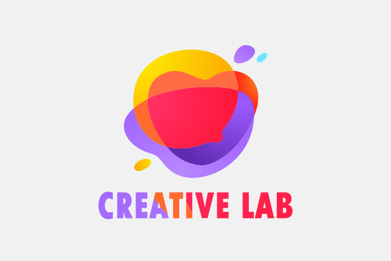 Colorful tech logo