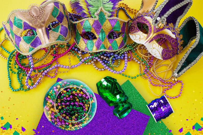 Mardi Gras crafts