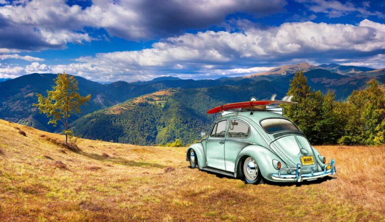 pop art vw bug