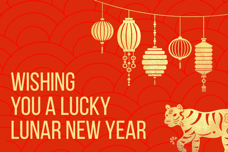 lucky lunar new year greetings
