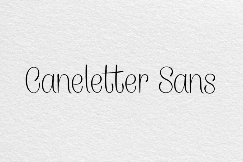 Caneletter Sans