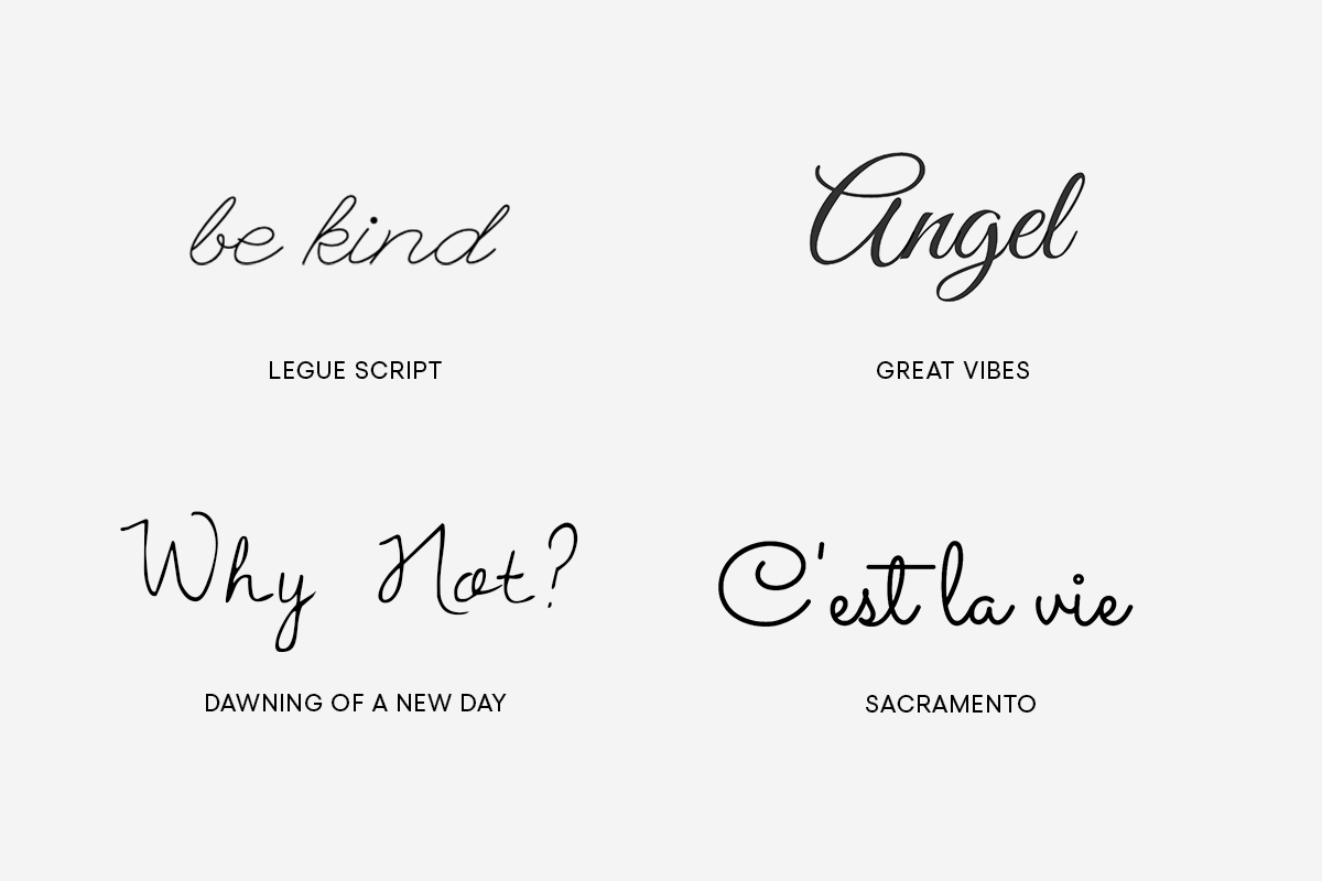 Pretty Tattoo Fonts - wide 8