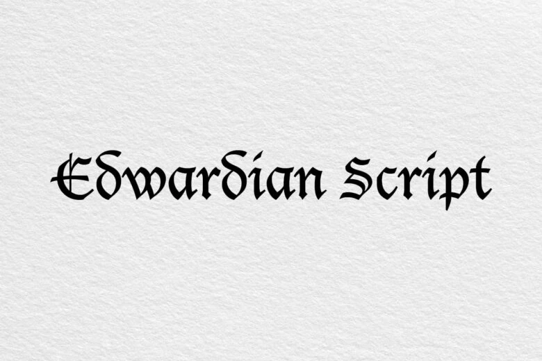 Edwardian Script