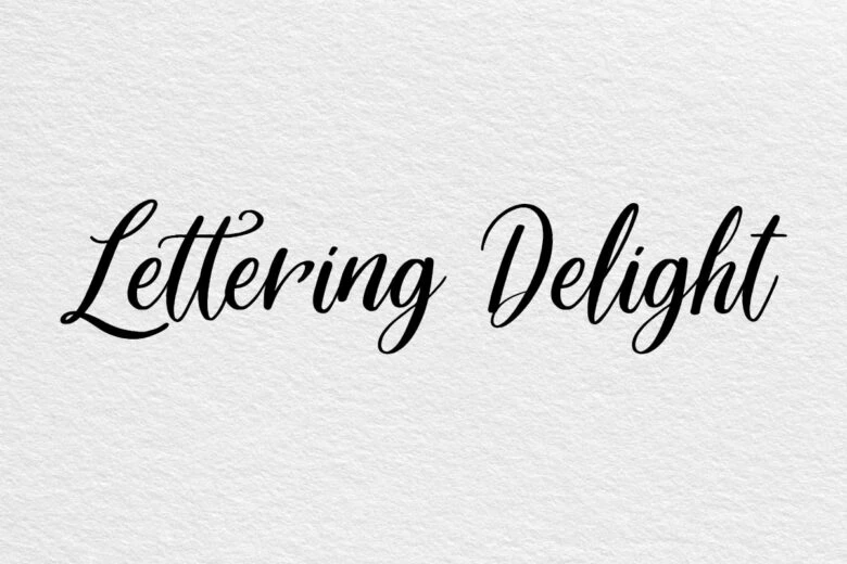 Lettering Delight
