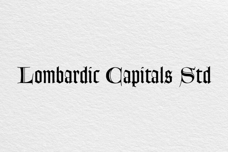 Lombardic Capitals Std
