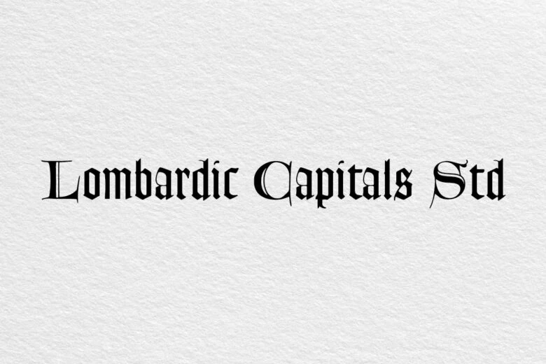Lombardic Capitals Std