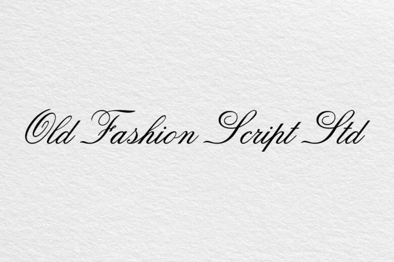 Old Fashion Script Std