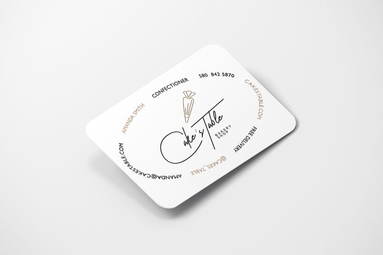 visiting card logo design