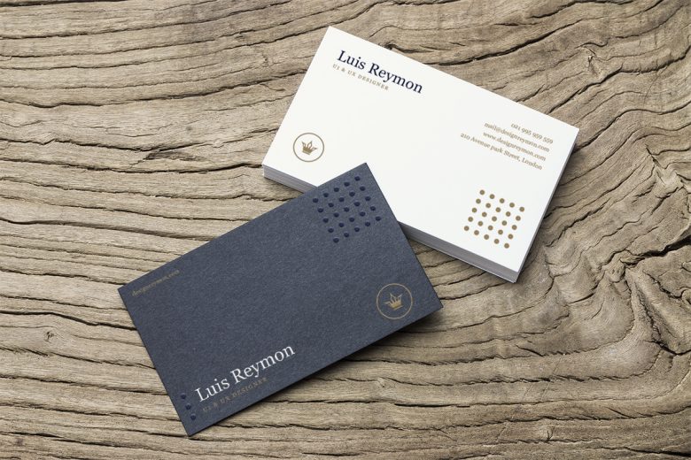 designer's business card