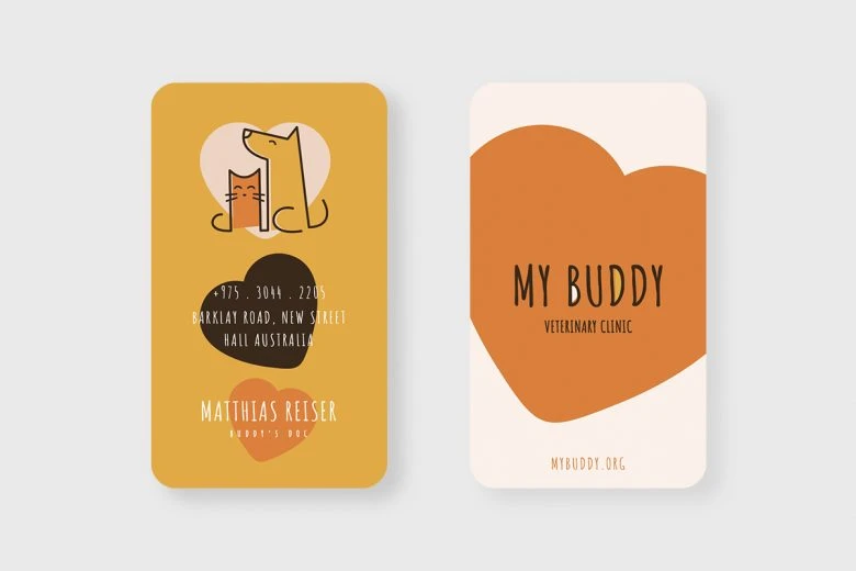 Veterinary business card