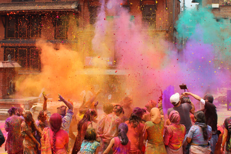 Holi colors