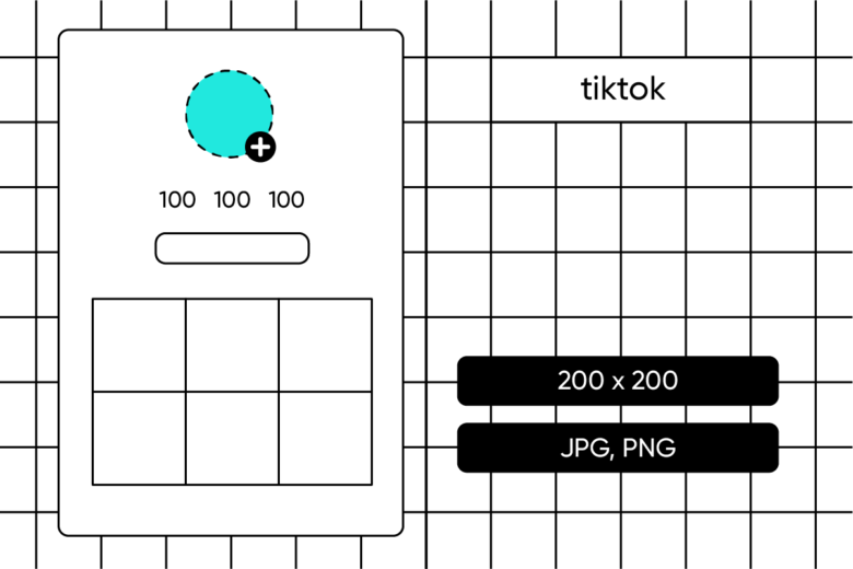 TikTok profile picture size