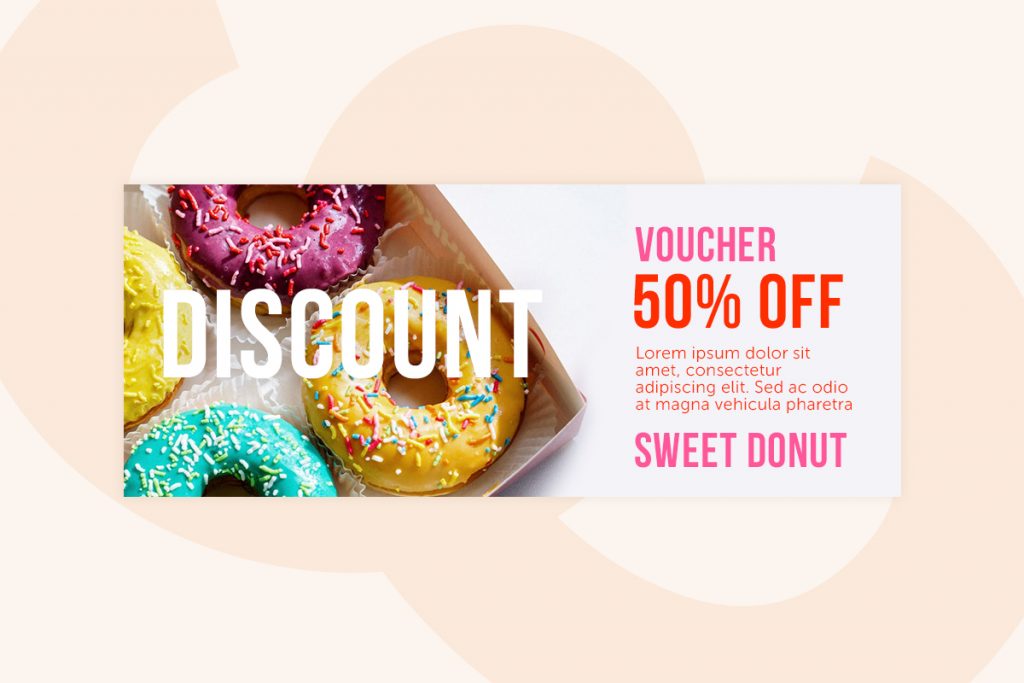 Donut shop gift card