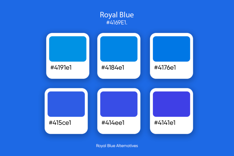 Royal Blues color palette created by 2angelgoats that consists  #010854,#030972,#050a90,#0a0eae,#080…