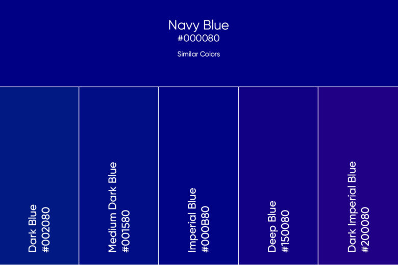 What Color Is Navy Blue? How To Work With It, Shades, and Related Colors -  Picsart Blog