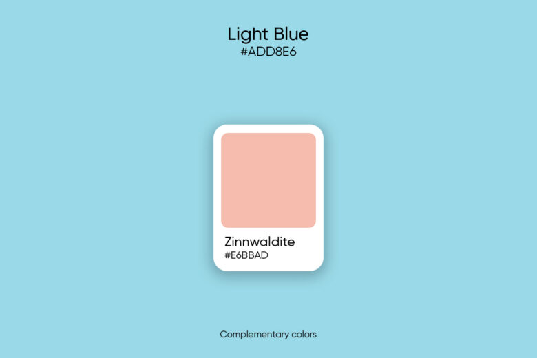 light blue complementary color