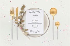 7 Best DIY Wedding Menu Templates and Designs