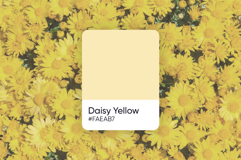 Daisy Yellow - similar pastel yellow color
