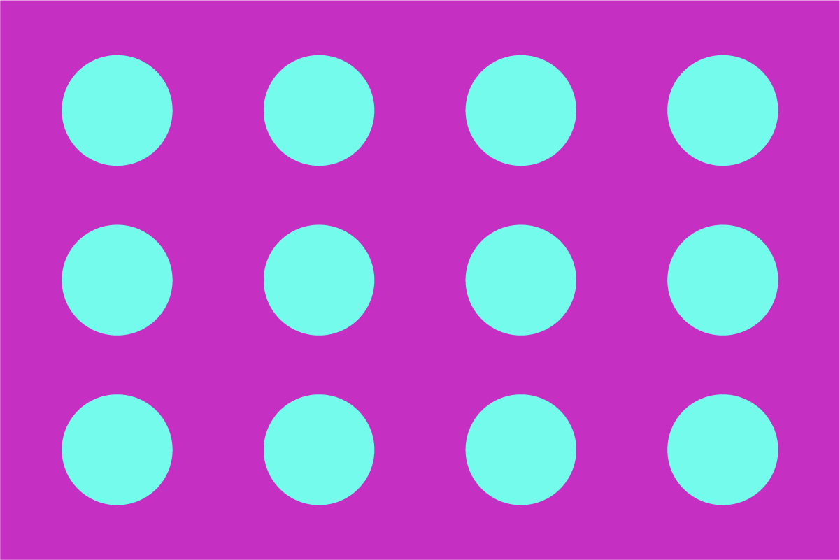 blue circles on a purple background