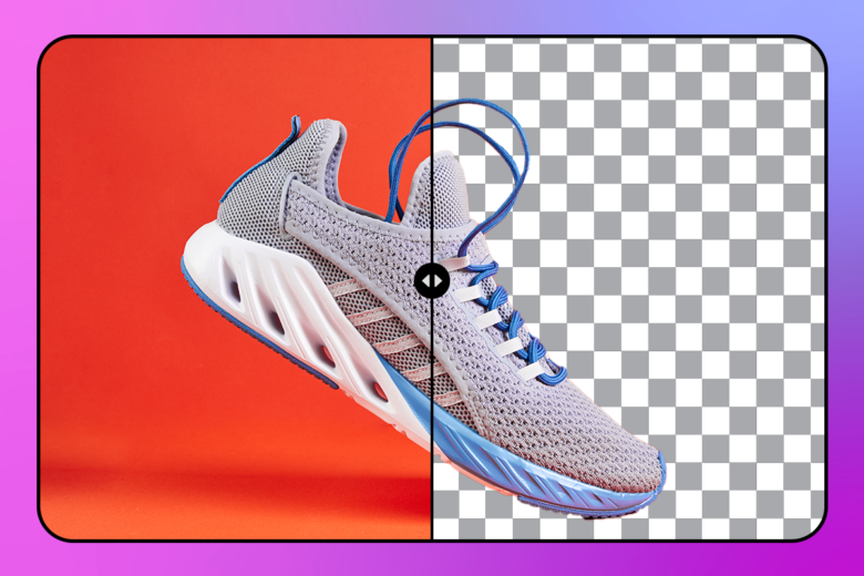 transparent sneaker image