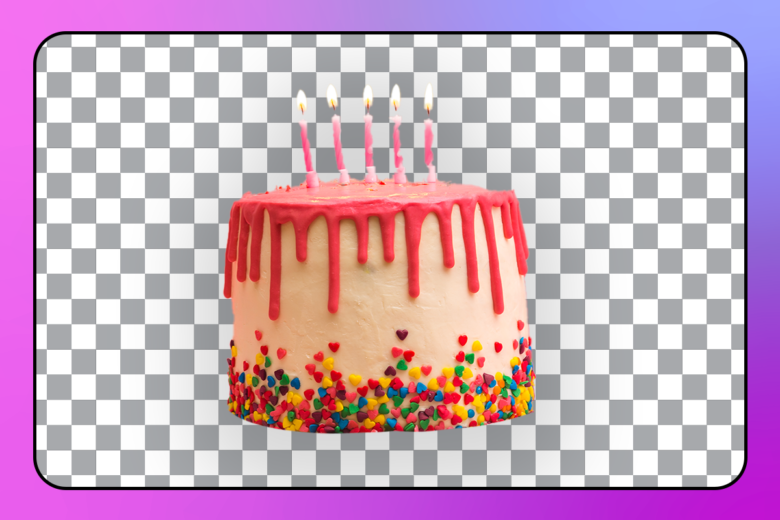 transparent image of a cake