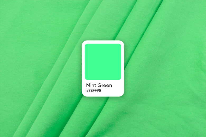 Mint yeşili altıgen renk kodu