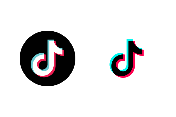 TikTok brand social icon