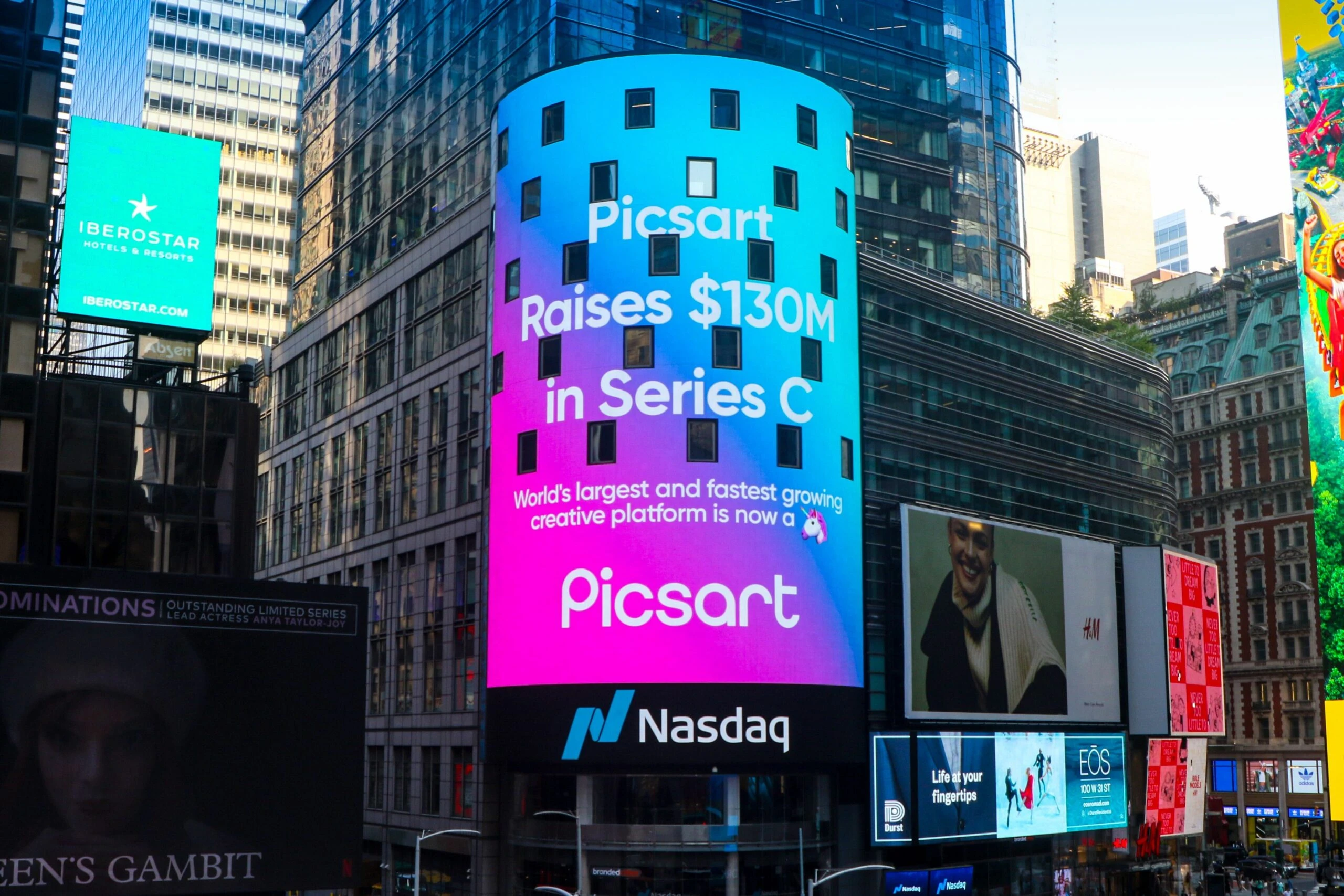 picsart series c fundraise announcement on nasdaq