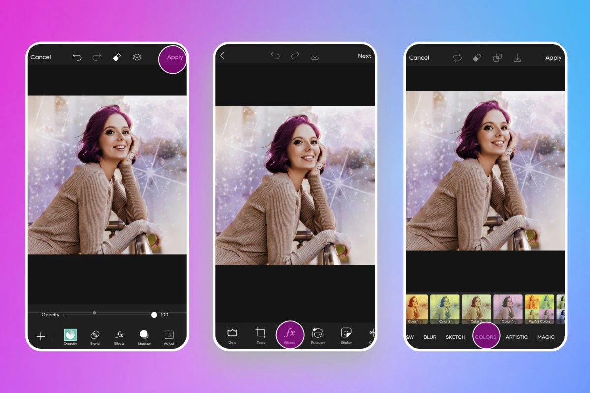 how to turn a picture into anime in picsart