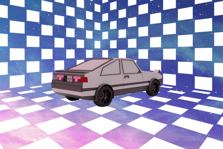 back to the future themed virtual background