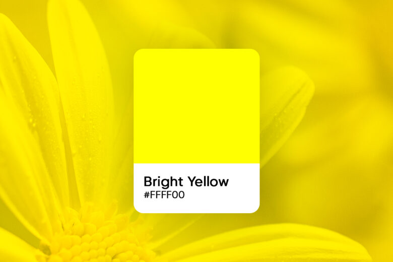 Bright yellow color code
