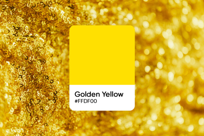 Golden yellow color code