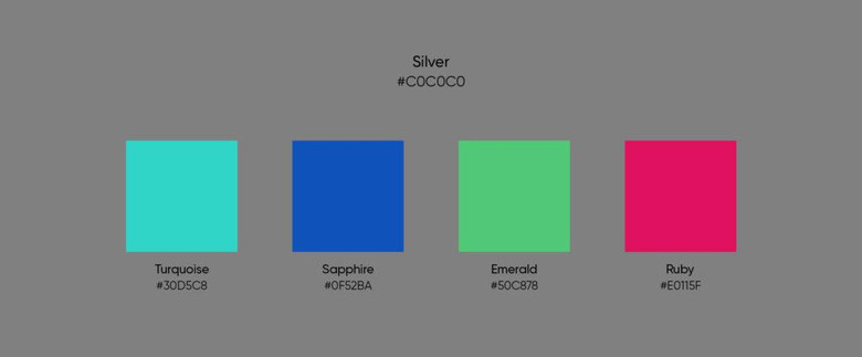 What Color is Silver? Color Code, Shades, And How To Work With It ...