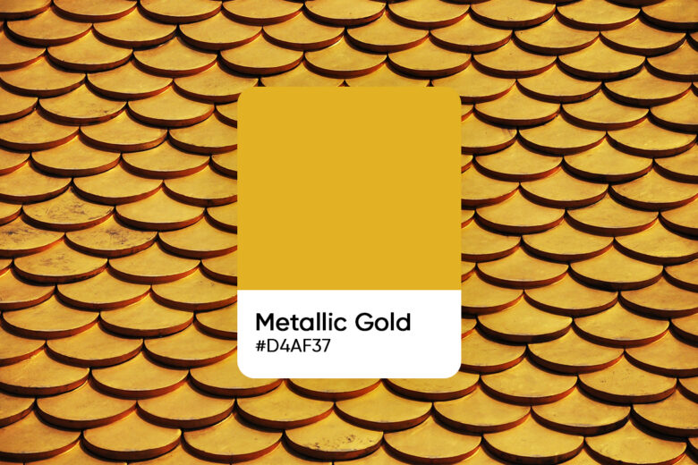 metallic gold color code