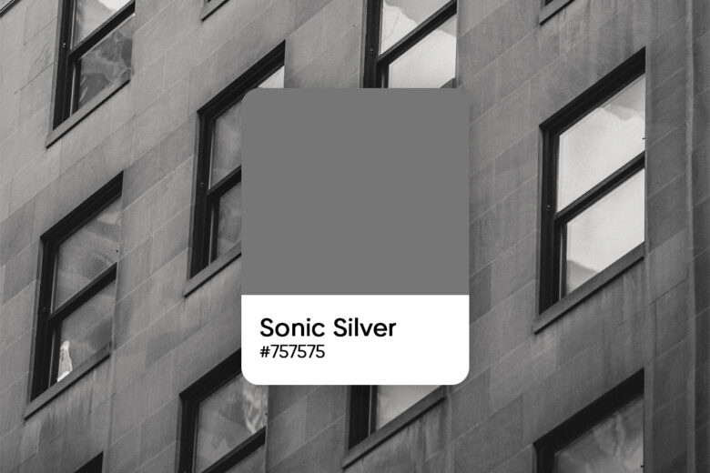 sonic silver color