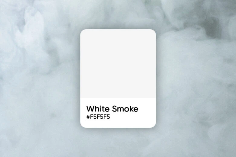 white smoke color