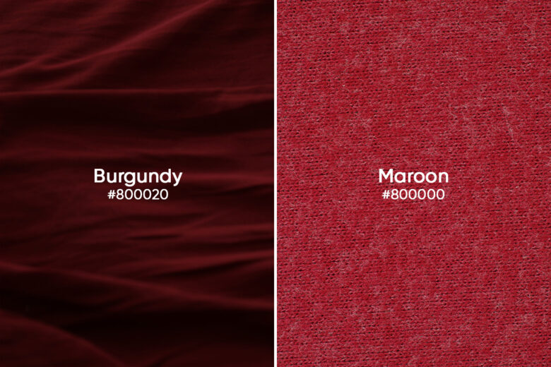 Maroon comparison