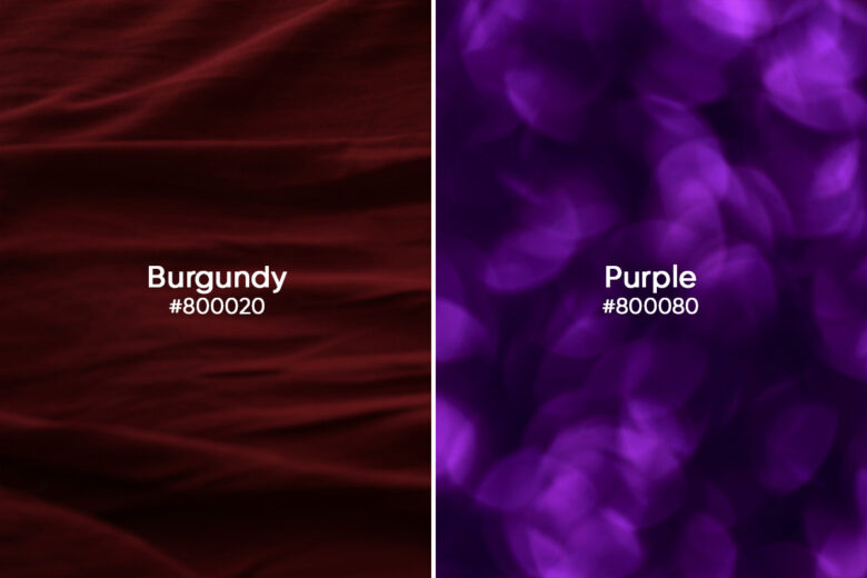 purple comparison