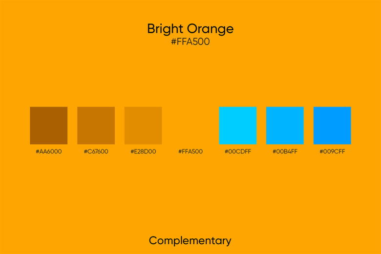 complementary colors orange