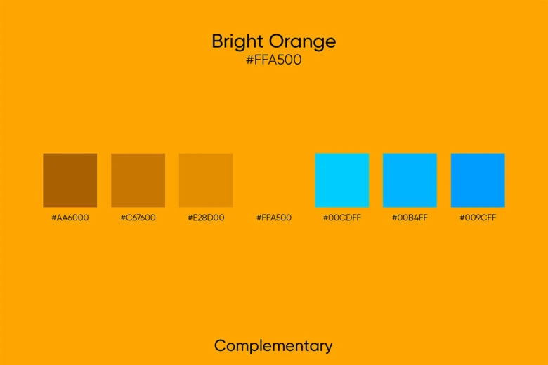 complementary colors orange